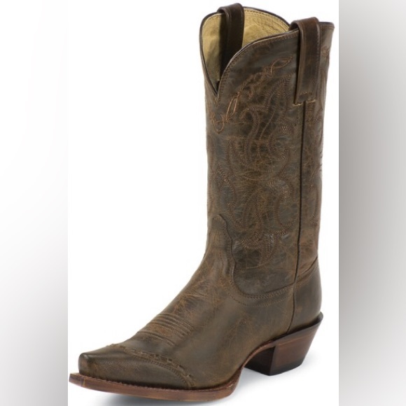 Bottes Western Tony Lama Vaquero VF6003 – Cuir Marron, Bout Pointu, Wingtip, Taille 7B